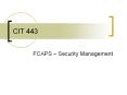 CIT 443 PowerPoint PPT Presentation