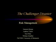 The Challenger Disaster