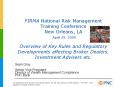 FIRMA National Risk Management Training Conference New Orleans, LA April 29, 2009  Overview of Key Rules and Regulatory Developments affecting Broker Dealers, Investment Advisers etc. PowerPoint PPT Presentation
