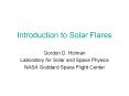 Introduction to Solar Flares PowerPoint PPT Presentation