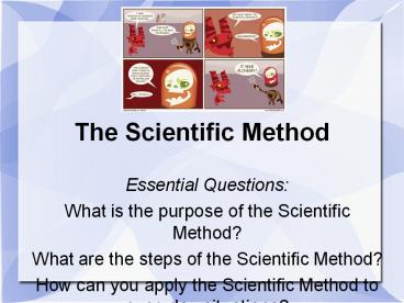 Scientific Method presentation | free to download