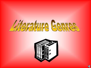 Literature Genres