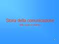 Storia della comunicazione dalle origini al telefono PowerPoint PPT Presentation