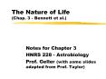 The Nature of Life (Chap. 3 - Bennett et al.) PowerPoint PPT Presentation