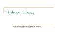 Hydrogen Storage PowerPoint PPT Presentation