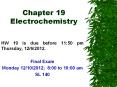 Chapter 19 Electrochemistry PowerPoint PPT Presentation