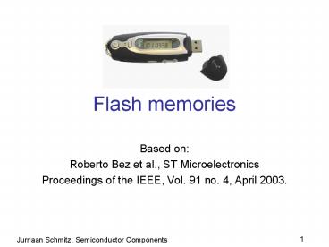 Flash memories
