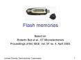 Flash memories PowerPoint PPT Presentation
