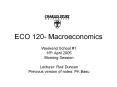 ECO 120- Macroeconomics PowerPoint PPT Presentation