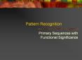 Pattern Recognition PowerPoint PPT Presentation