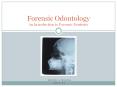 Forensic Odontology An Introduction to Forensic Dentistry PowerPoint PPT Presentation
