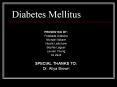 Diabetes Mellitus PowerPoint PPT Presentation