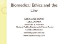 Biomedical Ethics and the Law PowerPoint PPT Presentation