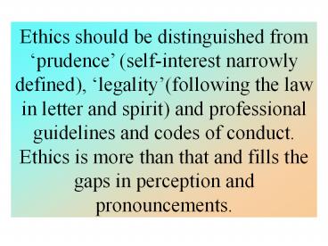 Value Based Decision Making