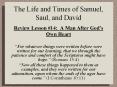 The Life and Times of Samuel, Saul, and David PowerPoint PPT Presentation