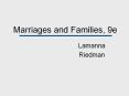 Marriages and Families, 9e PowerPoint PPT Presentation