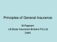 Principles of General Insurance PowerPoint PPT Presentation