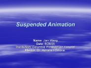 Suspended Animation