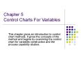 Chapter 5 Control Charts For Variables PowerPoint PPT Presentation