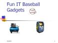 Fun IT Baseball Gadgets PowerPoint PPT Presentation
