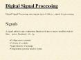 Digital Signal Processing PowerPoint PPT Presentation