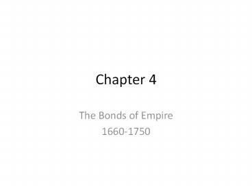 The Bonds of Empire