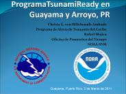 ProgramaTsunamiReady en Guayama y Arroyo, PR