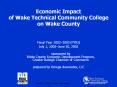 Economic Impact of Wake Technical Community College on Wake County PowerPoint PPT Presentation