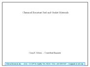 Chemical Resistant Seal and Gasket Materials