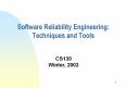 Software Reliability Engineering: Techniques and Tools PowerPoint PPT Presentation