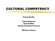 CULTURAL COMPETENCY