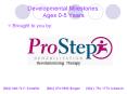 Developmental Milestones:  Ages 0-5 Years PowerPoint PPT Presentation