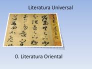 0. Literatura Oriental