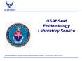 USAFSAM Epidemiology Laboratory Service PowerPoint PPT Presentation
