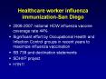 Healthcare worker influenza immunization-San Diego PowerPoint PPT Presentation
