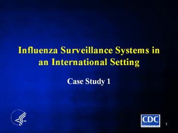 Influenza Surveillance Systems in an International Setting