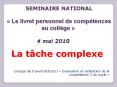 Groupe de travail DGESCO « Evaluation et validation de la compйtence 3 du socle » PowerPoint PPT Presentation