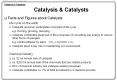 Facts and Figures about Catalysts PowerPoint PPT Presentation