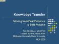 Knowledge Transfer PowerPoint PPT Presentation