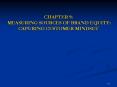 CHAPTER 9: MEASURING SOURCES OF BRAND EQUITY: CAPURING CUSTOMER MINDSET PowerPoint PPT Presentation