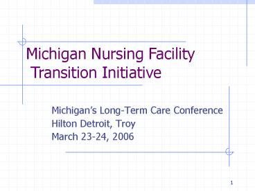 Michigan’s Long-Term Care Conference