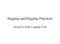 Rigging and Rigging Practices PowerPoint PPT Presentation