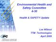 Environmental Health and Safety Committee 4-30 Health PowerPoint PPT Presentation