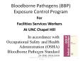 Bloodborne Pathogens (BBP) Exposure Control Program PowerPoint PPT Presentation