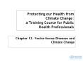 Protecting our Health from Climate Change: a Training Course for Public Health Professionals PowerPoint PPT Presentation
