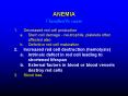 Decreased red cell production PowerPoint PPT Presentation