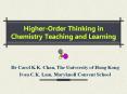 Higher-Order Thinking in Chemistry Teaching and Learning PowerPoint PPT Presentation