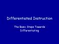 Differentiated Instruction PowerPoint PPT Presentation