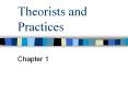 Theorists and Practices PowerPoint PPT Presentation