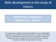 Skills development in the study of history PowerPoint PPT Presentation
